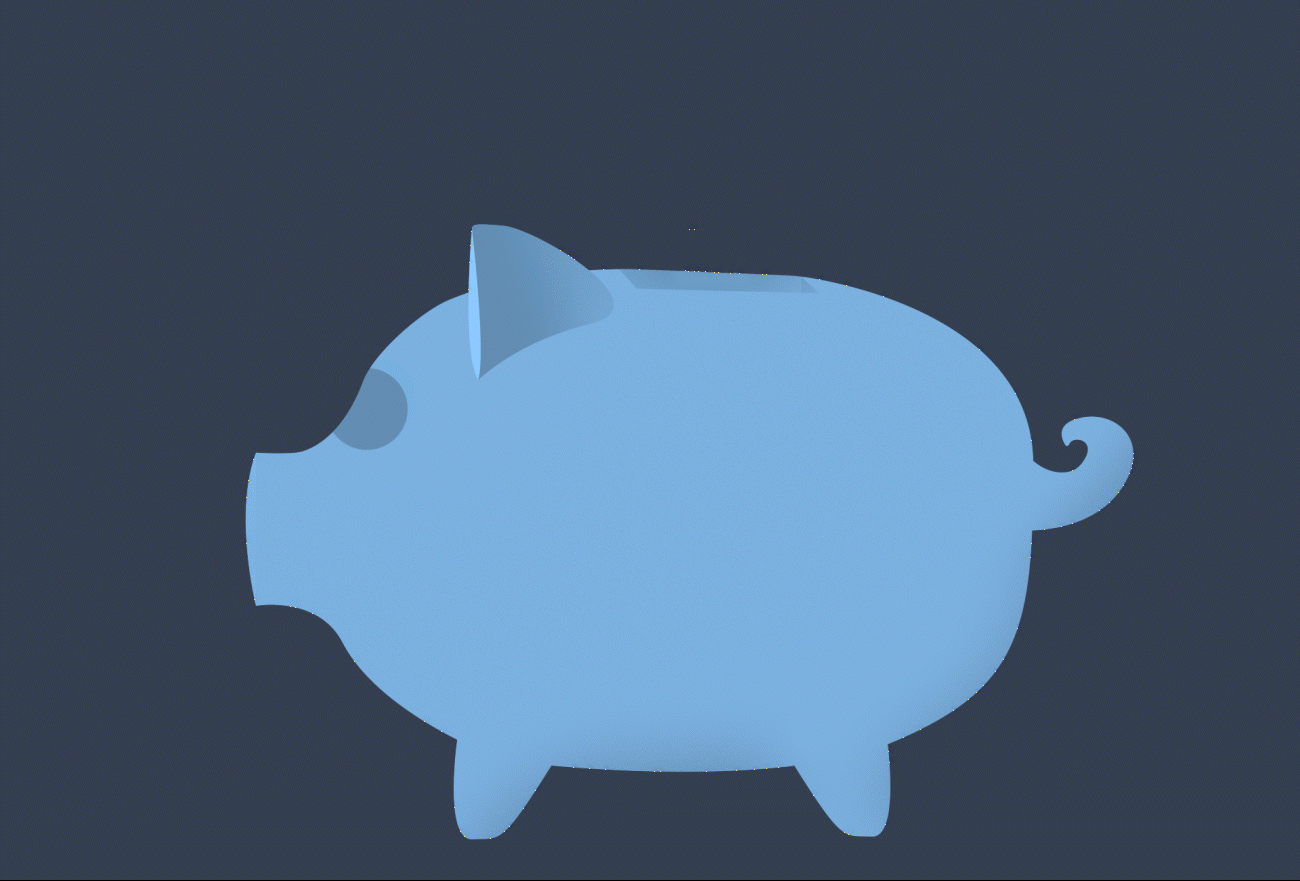 Image of piggy bank signifying wise spending when creating a successful campaign