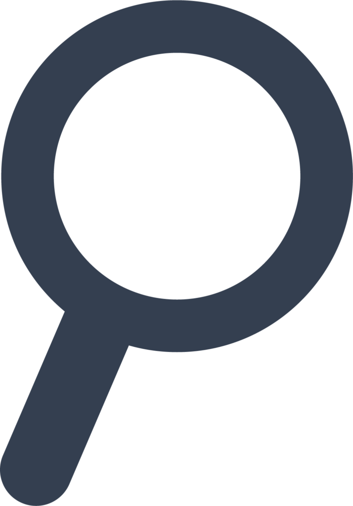 Illustration of a magnifying glass. Auditing your brand is important when considering your media buy